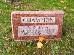 Wesley Albert Champion 
