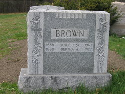 Bertha A. <I>Hurley</I> Brown 