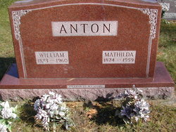 Mathilda Maria Elizabeth <I>Buntrock</I> Anton 