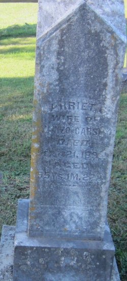 Harriet C. <I>Rice</I> Carsey 