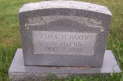 Cora D <I>Sutphin</I> Baker 