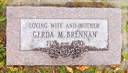 Gerda Marjorie <I>Berg</I> Brennan 