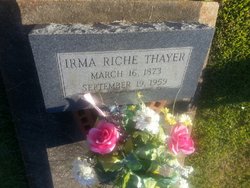 Irma <I>Riche</I> Thayer 