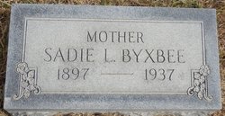 Sadie L. <I>Lindsay</I> Byxbee 