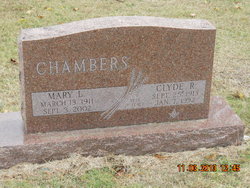Mary Lizette <I>Baer</I> Chambers 