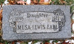 Musa <I>Lewis</I> Earl 