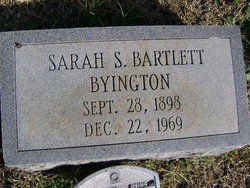 Sarah <I>Stewart</I> Bartlett Byington 