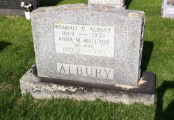 Anna M <I>Maleady</I> Albury 