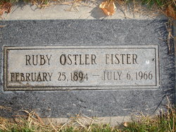 Ruby Leone <I>Ostler</I> Fister 