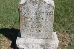 Barbara A <I>Earp</I> Robertson 