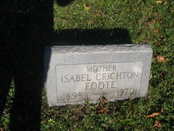 Isabelle Catherine <I>McCormick</I> Crichton Foote 