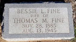 Bessie Lee <I>Smith</I> Fine 