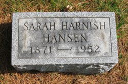 Sarah Louise <I>Harnish</I> Hansen 
