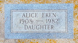 Alice Harriet <I>Jahr</I> Eken 