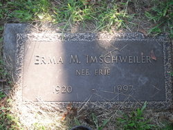 Erma Margaret <I>Frie</I> Imschweiler 