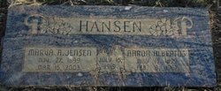 Marva A. <I>Jensen</I> Hansen 
