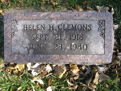 Helen Harriet <I>Attwood</I> Clemons 