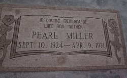 Pearl <I>Vanzant</I> Miller 