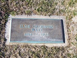 Elsie May Groebner <I>Oren</I> Watt 