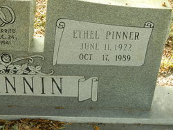 Ethel <I>Pinner</I> Brannin 