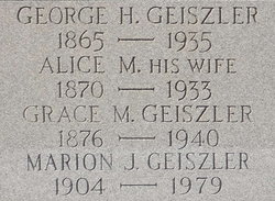 George H Geiszler 