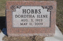 Dorotha Ilene <I>Newton</I> Hobbs 