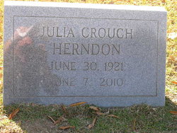 Julia <I>Crouch</I> Herndon 