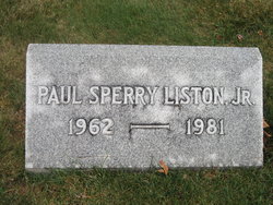 Paul Sperry Liston Jr.