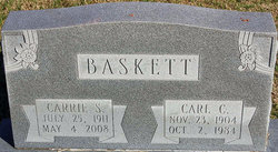 Carrie S <I>Samples</I> Baskett 