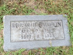 Edgar H Baldwin 