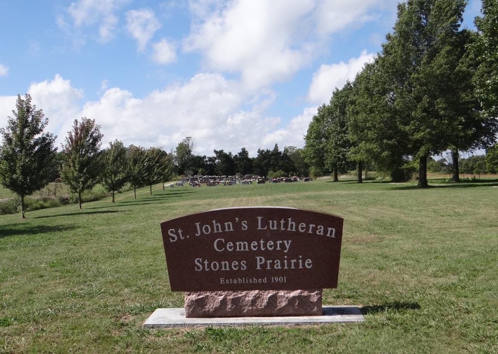 Saint Johns Lutheran Cemetery Stones Prairie