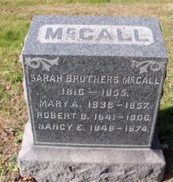 Sarah <I>Brothers</I> McCall 