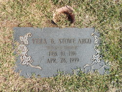 Vera Belle <I>Stowe</I> Argo 