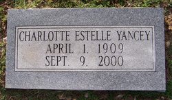 Charlotte Estelle <I>Phillips</I> Yancey 