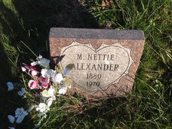 Mary Nettie <I>Allender</I> Alexander 