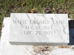 Marie <I>Cromer</I> Lane 