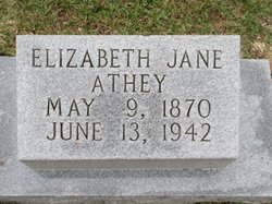 Elizabeth Jane <I>Nowell</I> Athey 