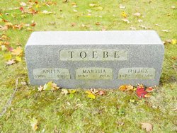 Martha M.F. <I>Engel</I> Toebe 
