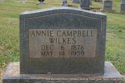 Annie <I>Campbell</I> Wilkes 