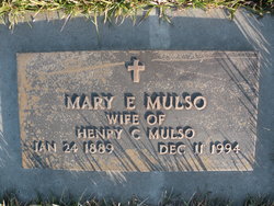 Marie “Mary” <I>Eisenbraun</I> Mulso 