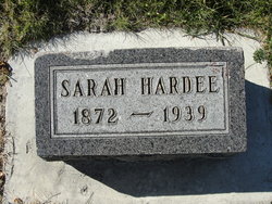 Sarah M <I>Frankland</I> Hardee 