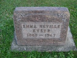 Emma <I>Neville</I> Kyser 