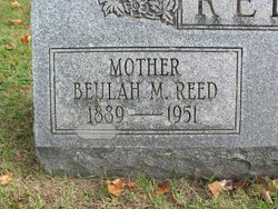 Beulah May <I>Wentzel</I> Reed 