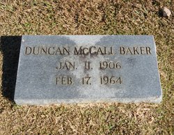 Duncan McCall Baker 