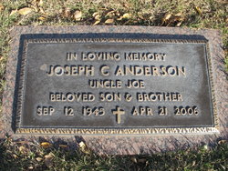 Joseph Charles “Joe” Anderson 