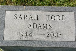 Sarah Todd Adams 
