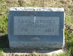 Cleo Rachel <I>Kenoyer</I> Chapman 