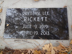 Dorothy Lee <I>Wise</I> Pickett 