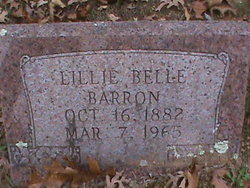 Lillie Belle <I>Pirtle</I> Barron 