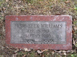 Elsie Pearl <I>Stock</I> Williams 